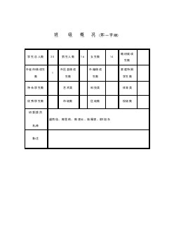 班主任工作手冊(cè)(全日制學(xué)校)