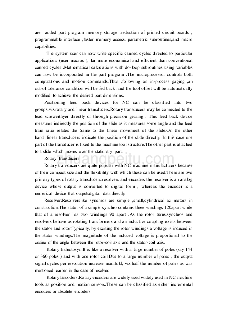 数控专业外文文献翻译-外文翻译--数字控制的发展及数控用传感器_第3页