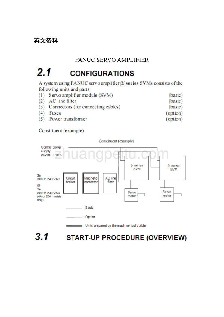 机械专业外文文献翻译-外文翻译--FANUC伺服放大器_第1页