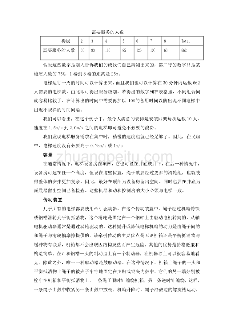 机械专业外文文献翻译-外文翻译--电梯_第3页