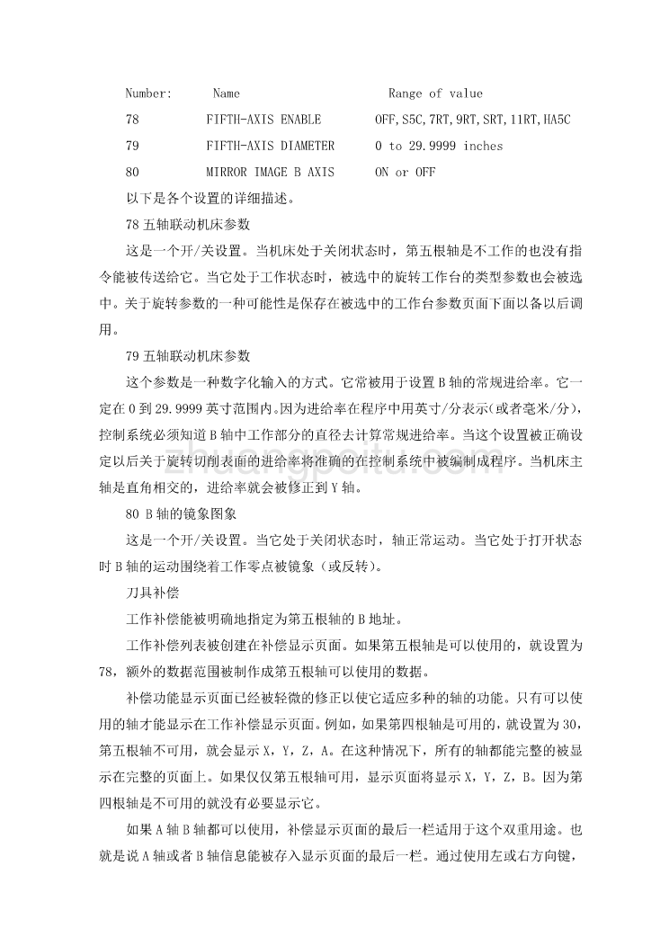 数控专业外文文献翻译-外文翻译--VF系列机床操作手册_第2页