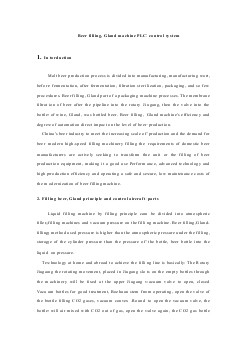 機械專業(yè)外文文獻翻譯-外文翻譯--啤酒灌裝壓蓋機PLC控制系統(tǒng)