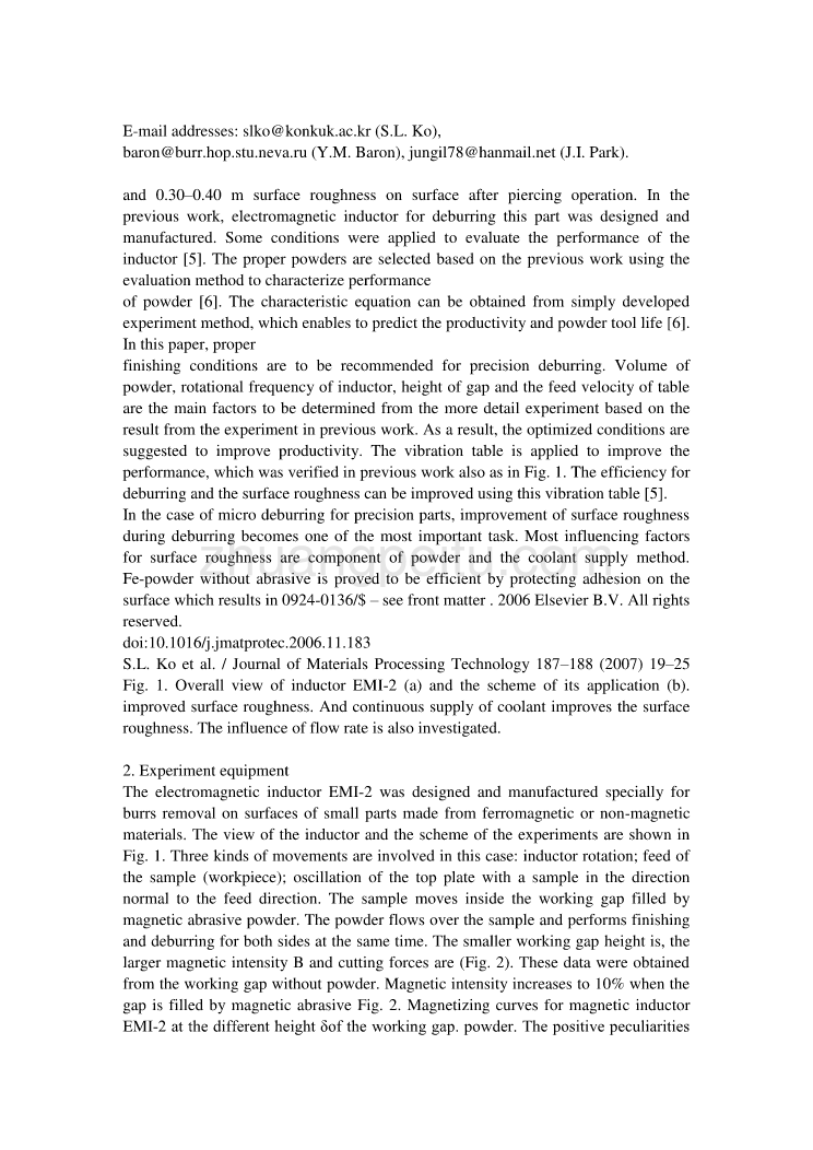 机械专业外文文献翻译-外文翻译--使用磁性粉末去除精密部件上毛刺的加工方法_第2页