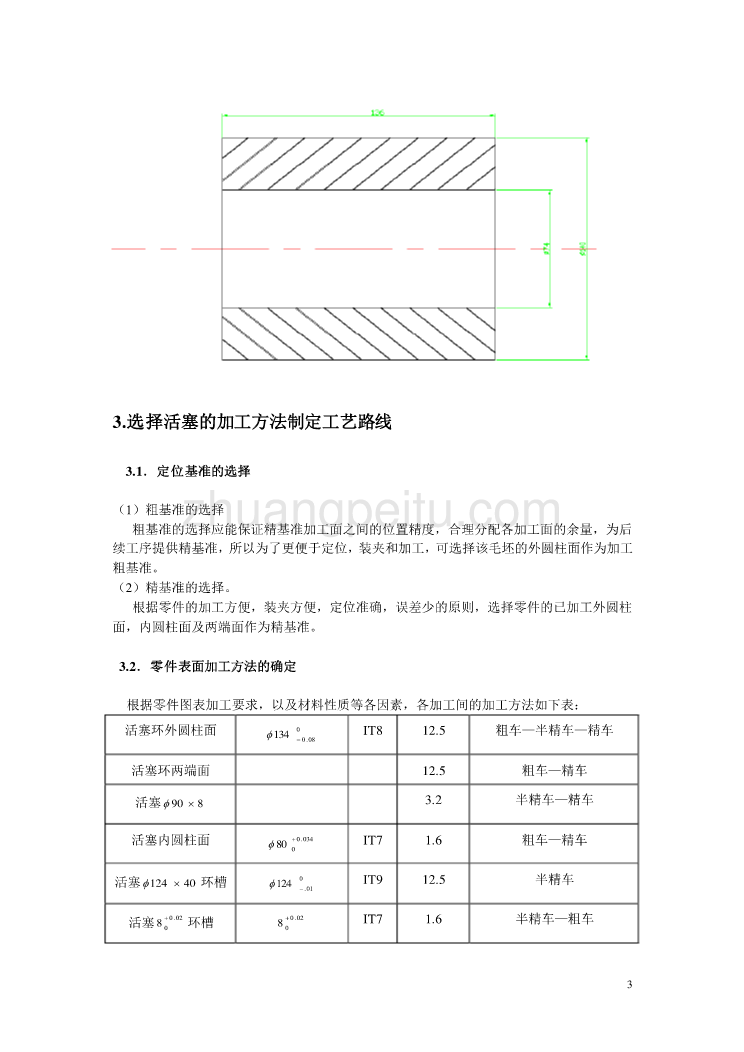 活塞工艺课程设计_第3页