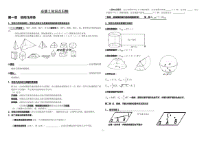 高中數(shù)學(xué)必修2知識(shí)點(diǎn)歸納填空.doc