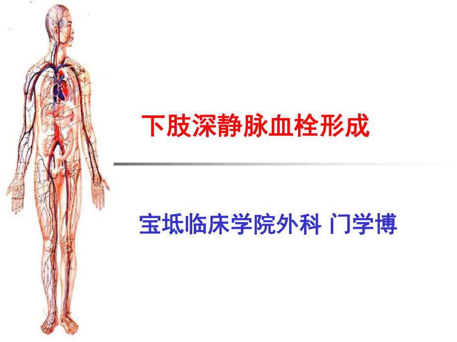 下肢深静脉血栓讲课_第1页