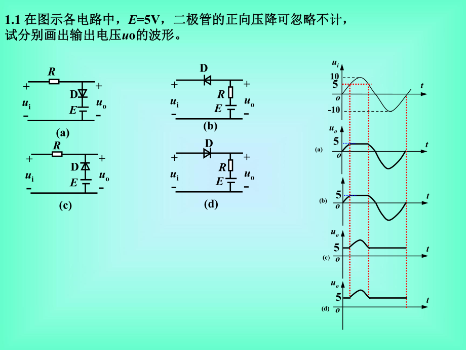 電子技術(shù)習(xí)題ALLppt課件_第1頁