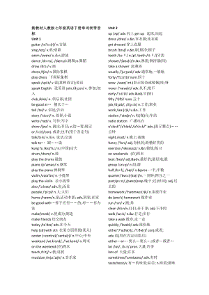 新教材人教版七年級(jí)英語下冊(cè)單詞表帶音標(biāo).doc