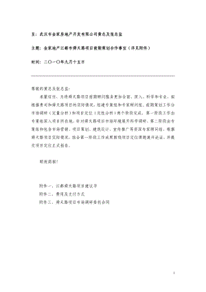 房地產(chǎn)前期策劃合作事宜建議書.doc