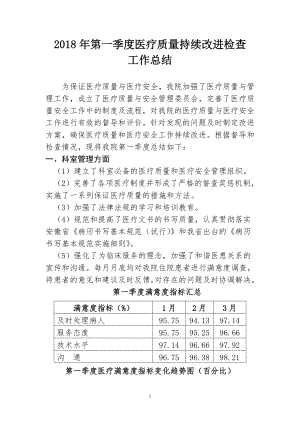 醫(yī)療質(zhì)量安全管理與持續(xù)改進(jìn)總結(jié)(第一季度).doc