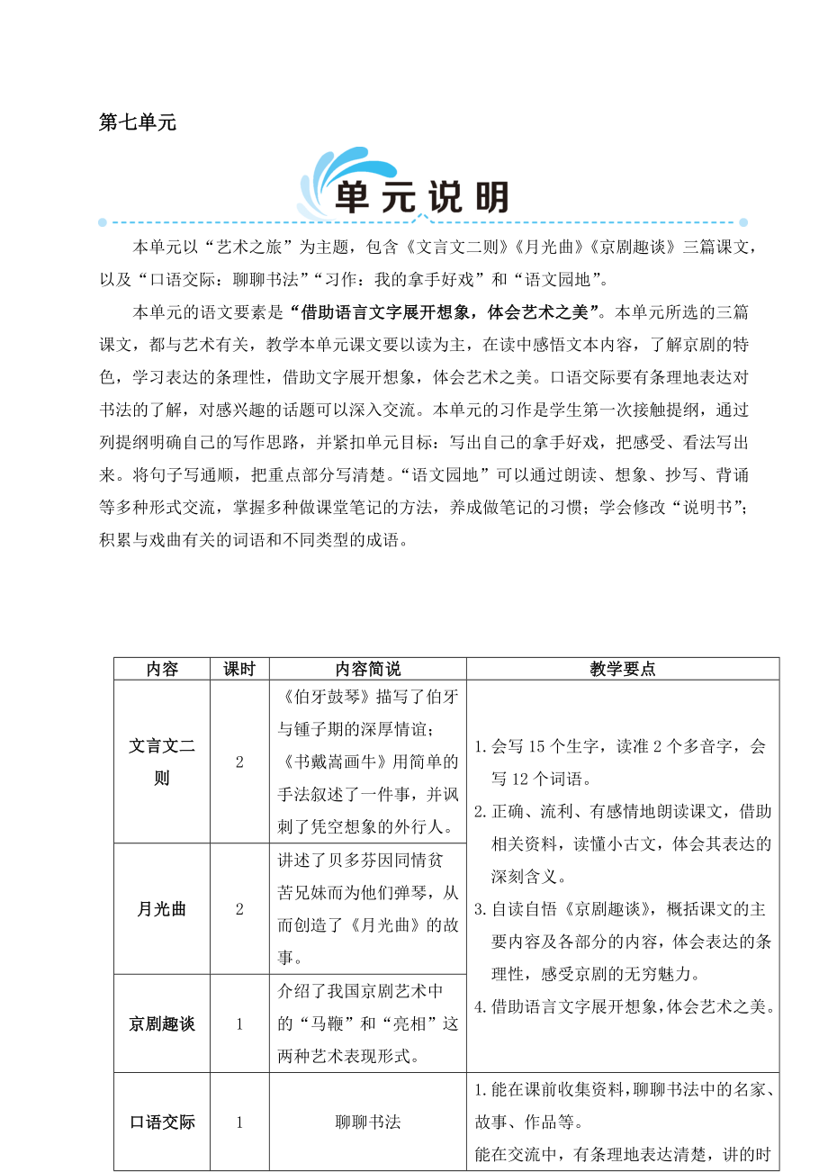 部編版六年級語文上冊《21文言文二則》優(yōu)秀備課教案_第1頁