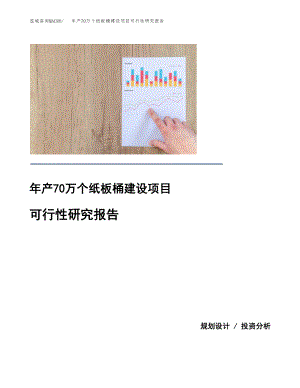 年產(chǎn)70萬個紙板桶建設項目可行性研究報告.docx