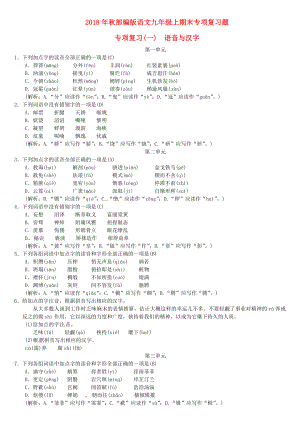 部編語(yǔ)文九上期末復(fù)習(xí).doc