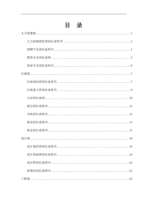 裝飾公司全套崗位職責(zé)說明書.doc