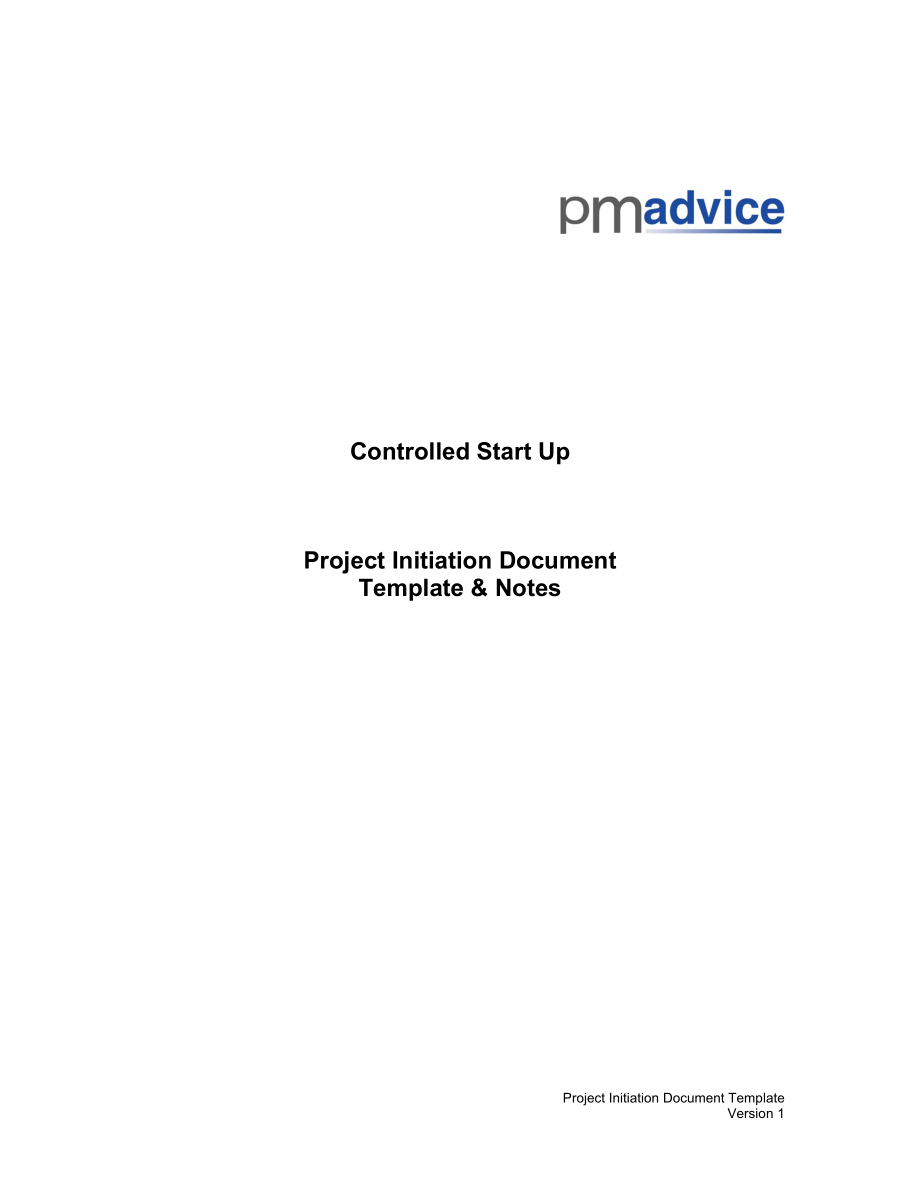 Project Initiation ument - PID.doc_第1页