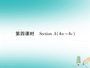 九年級英語全冊 Unit 8 It must belong to Carla（第4課時）Section A（4a-4c）習題 （新版）人教新目標版