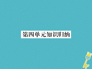 七年級(jí)語文下冊(cè) 第四單元 知識(shí)歸納 新人教版