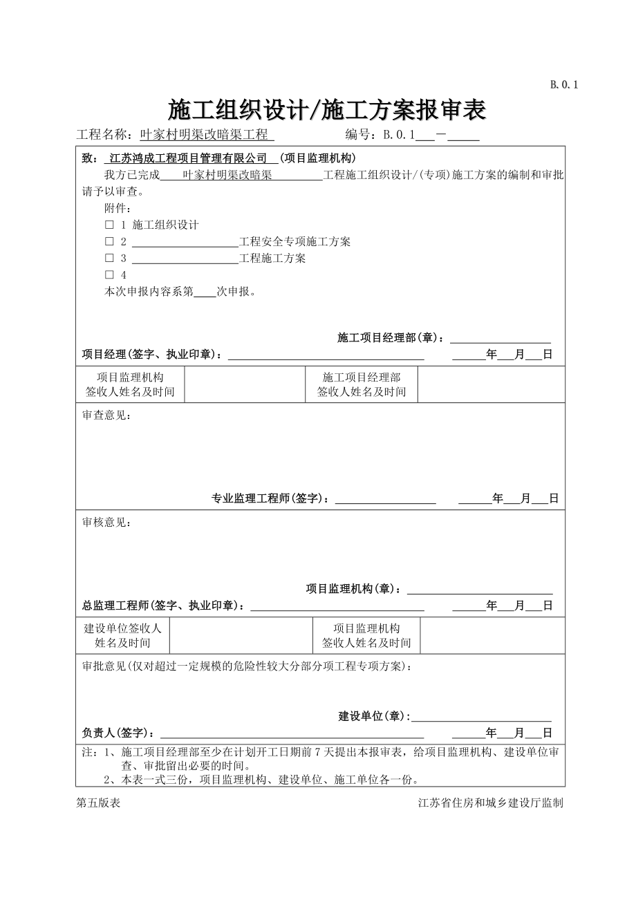 明渠改暗渠工程雨、污水管道溝槽開挖專項(xiàng)施工方案.doc_第1頁