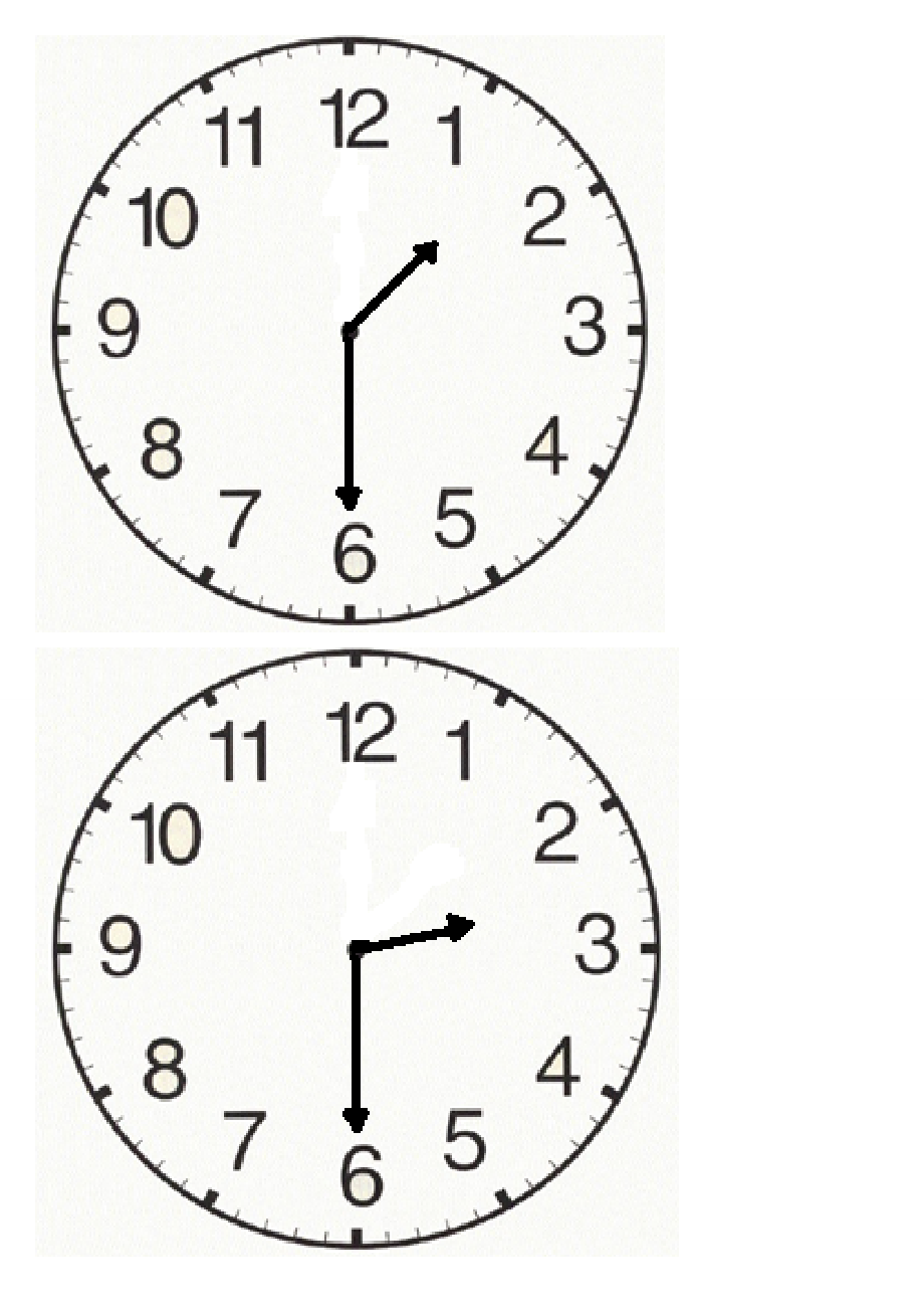 6点整的钟表图片字谜图片