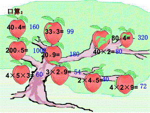 西師大版數(shù)學(xué)三年級下冊《乘法解決問題》課件之三2013