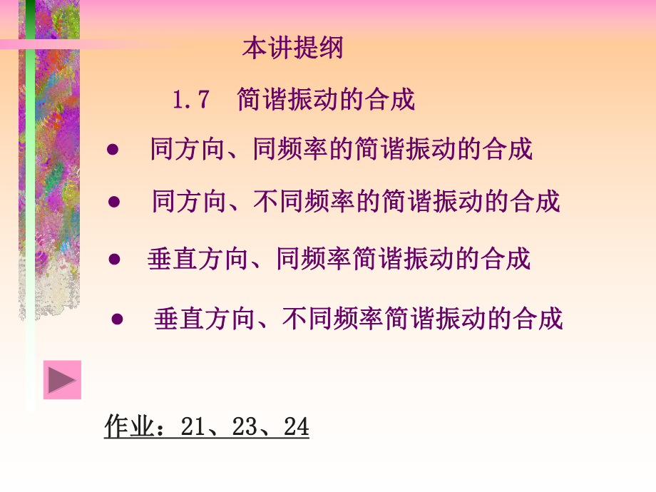 大学物理学习资料：振动_3_第1页