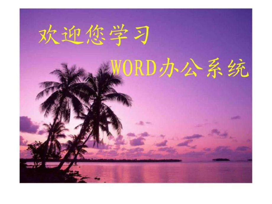 WORD讲义文档资料_第1页