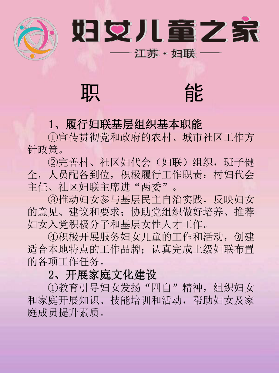 崔岗“妇女儿童之家”上墙资料.ppt_第1页