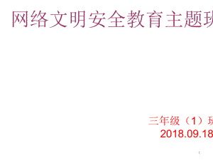 小學(xué)《網(wǎng)絡(luò)安全教育主題班會(huì)》ppt課件.ppt