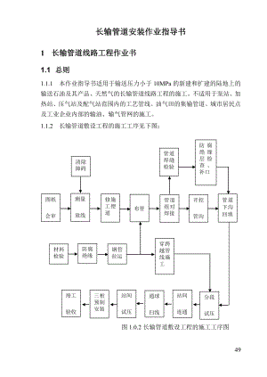 長輸管道安裝作業(yè)指導(dǎo)