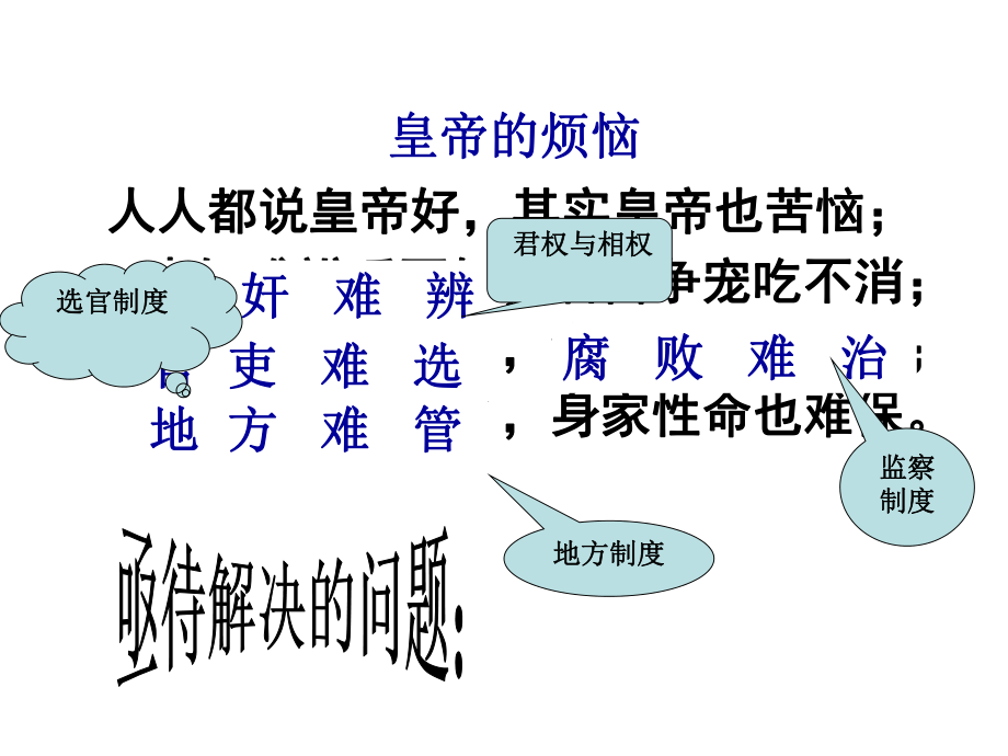 第3课_中国古代政治制度的成熟_第1页