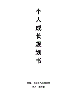 小學(xué)語文新教師個(gè)人發(fā)展三年規(guī)劃.doc