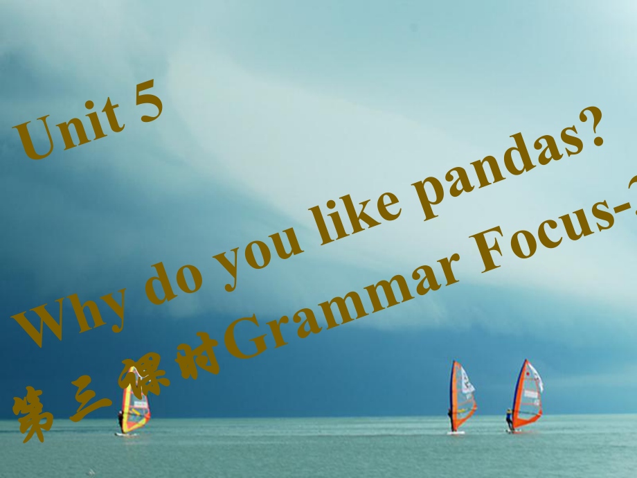 七年級英語下冊 Unit 5 Why do you like pandas（第3課時）Grammar Focus-3c習(xí)題 （新版）人教新目標(biāo)版_第1頁