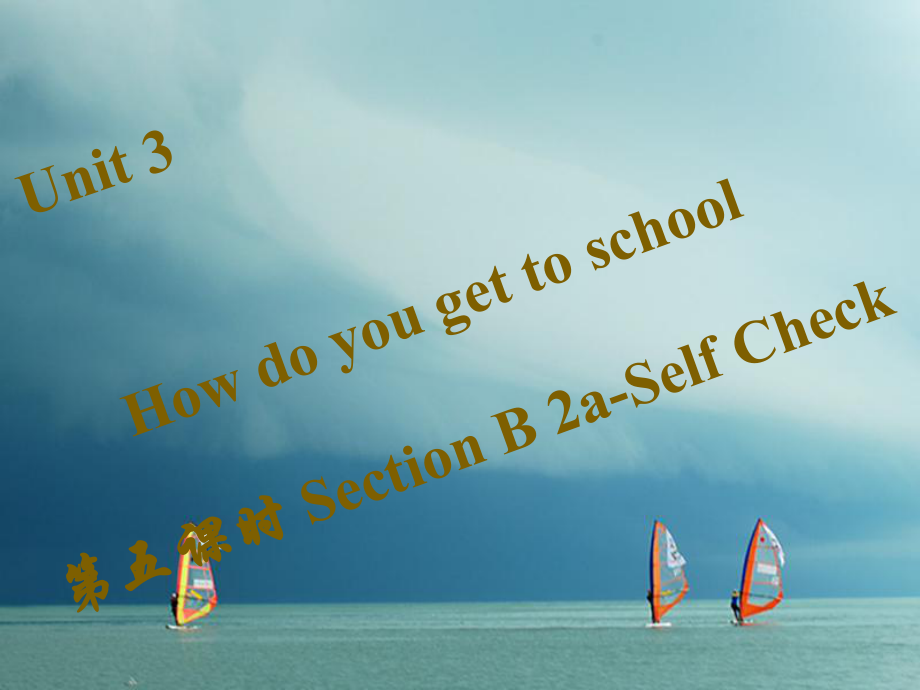 七年级英语下册 Unit 3 How do you get to school（第5课时）Section B（2a-Self Check）习题 （新版）人教新目标版_第1页