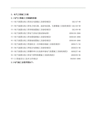 電氣設備安裝施工技術方案.doc