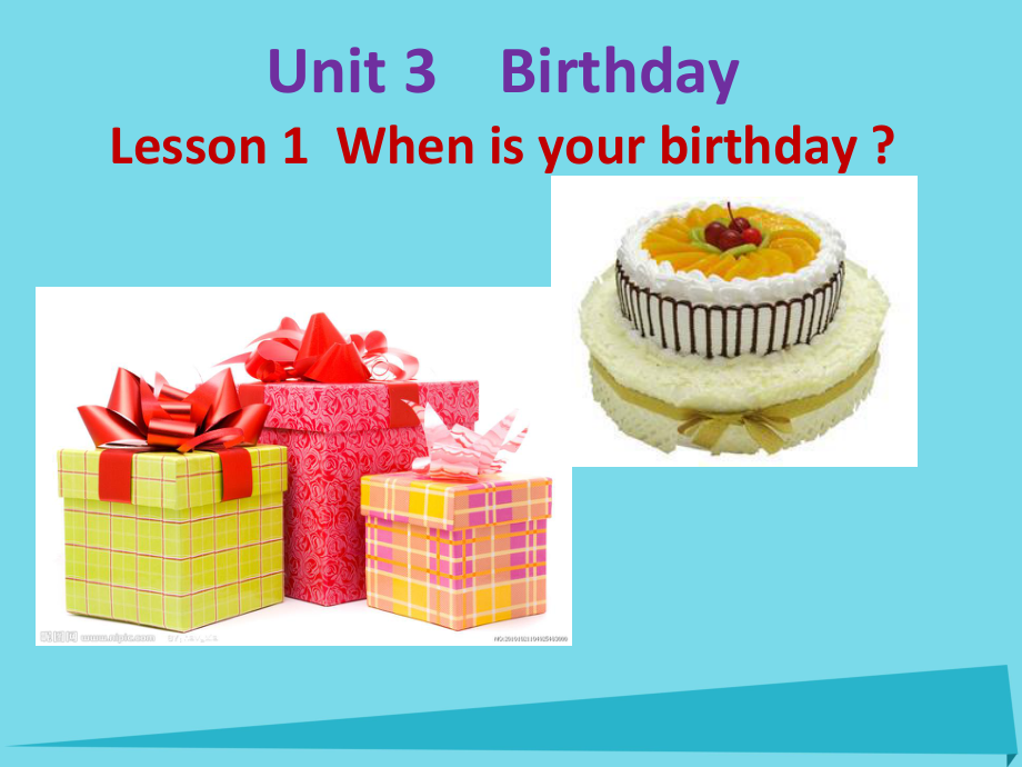 五年级英语上册 Unit 3 Lesson 1 When is your birthday1 鲁科版_第1页