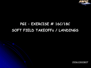 飞机培训课件英文版：EX#16C18C Soft_Takeoff and LANDINGS