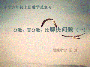 分?jǐn)?shù)、百分?jǐn)?shù)解決問題總復(fù)習(xí)ppt課件