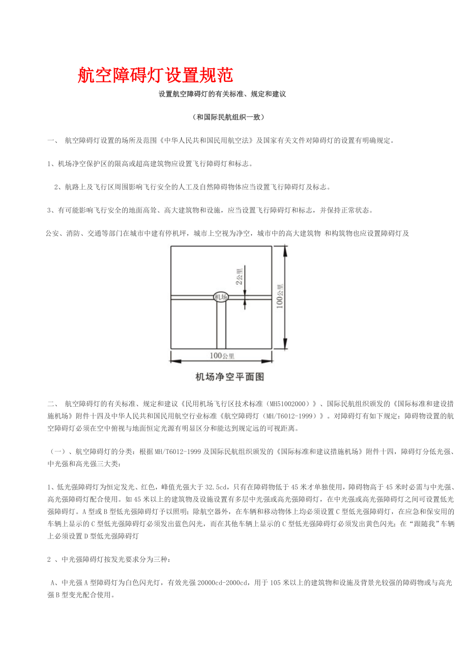 航空障碍灯设置规范_第1页