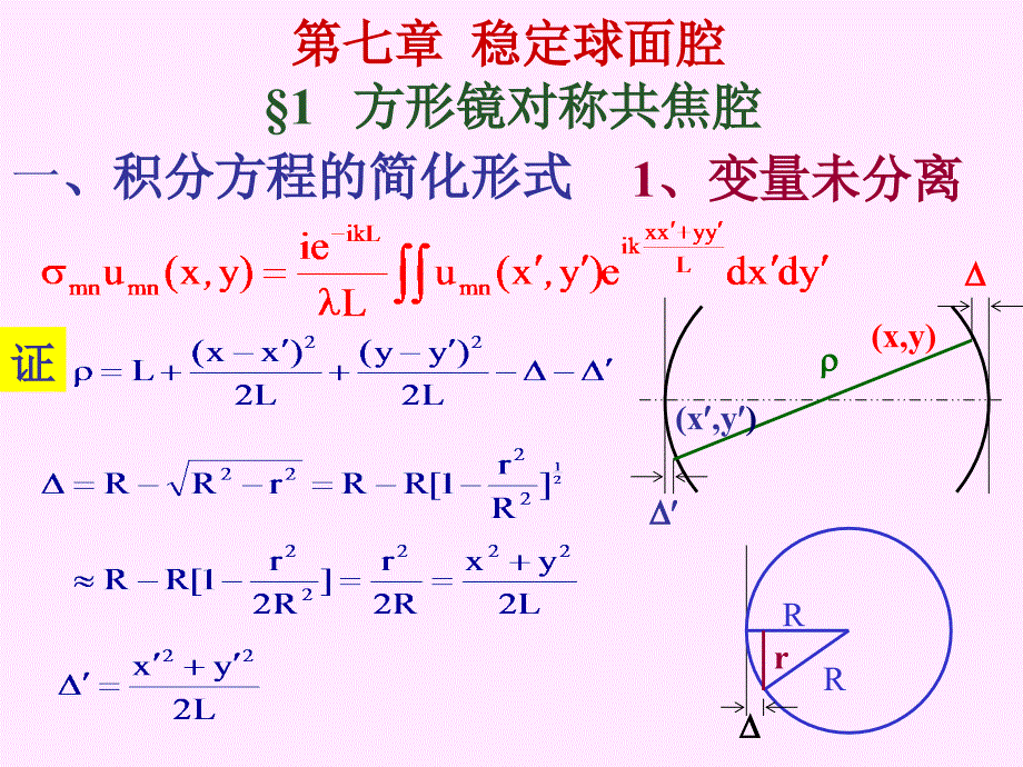 第7章稳定球面腔_第1页