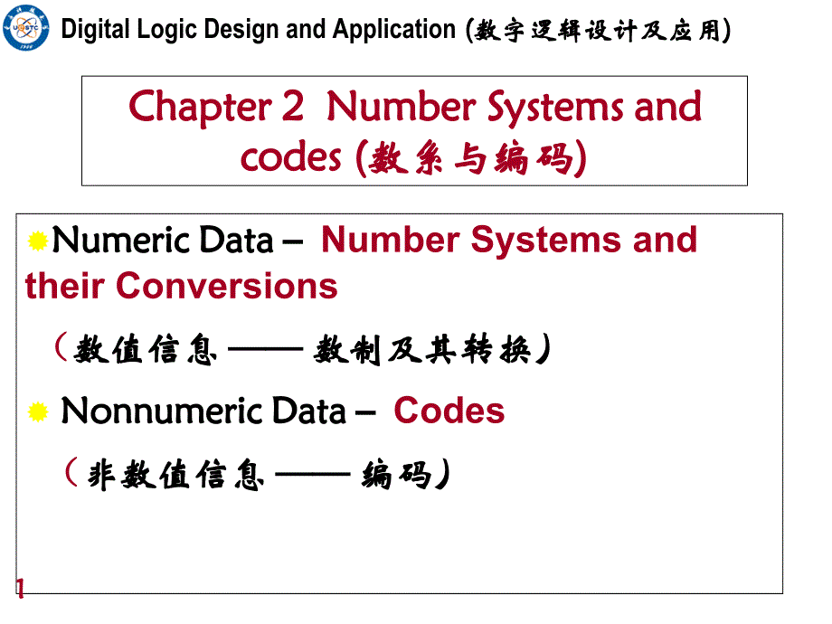 数字逻辑设计及应用ppt课件_第1页