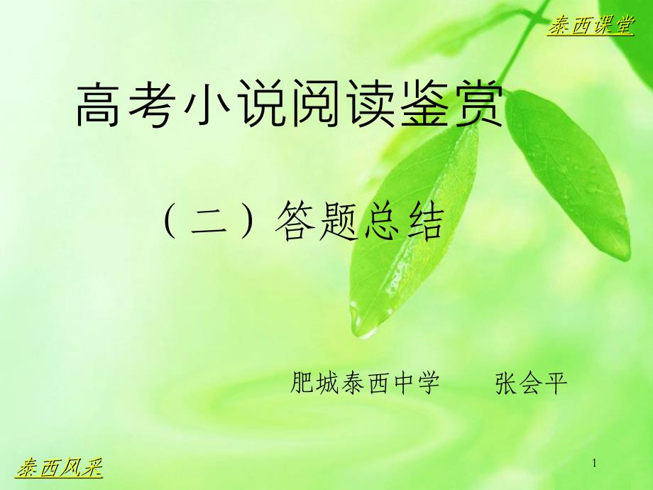 小说阅读鉴赏-ppt_第1页