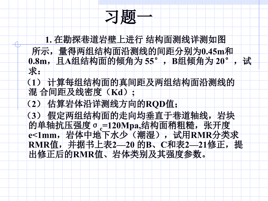 岩体力学习题讲解_第1页