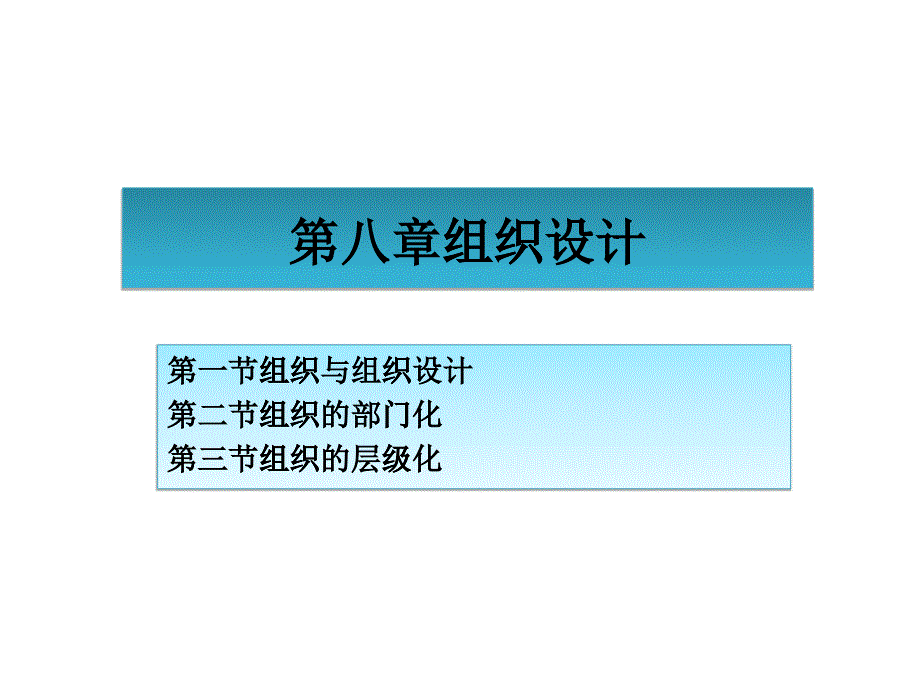 组织设计培训课件(PPT 40页)_第1页