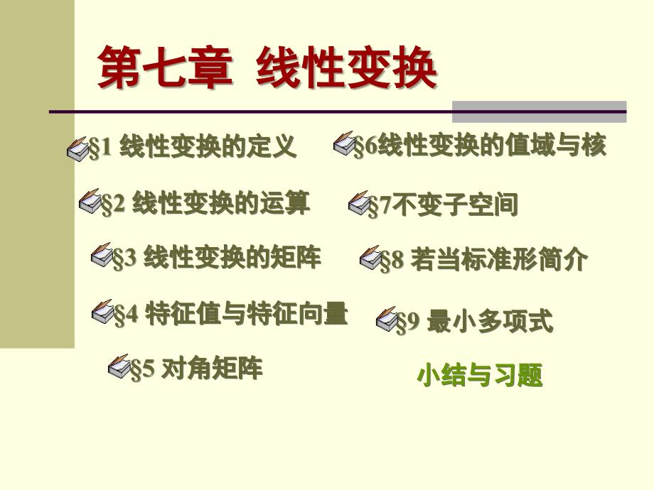 特征值与特征向量(高等代数课件)_第1页