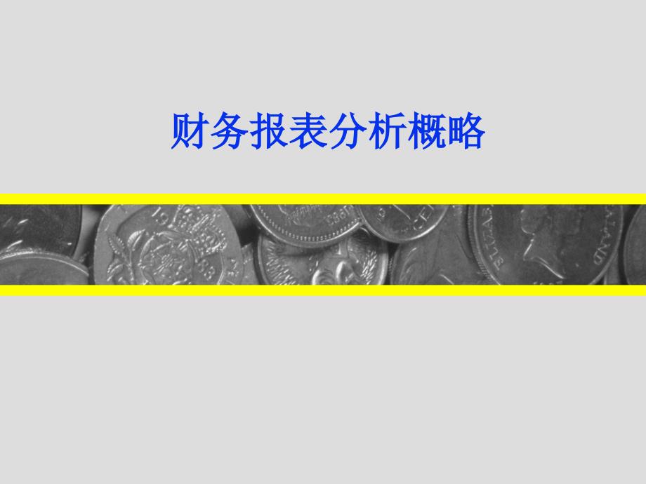 财务报表分析概略_第1页