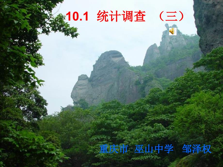 10.1统计调查(三)_第1页