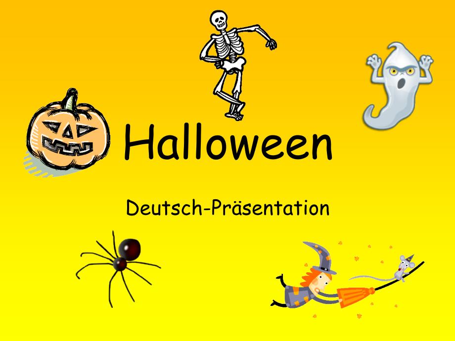 (精品)初级德语教学1halloweengerman_第1页