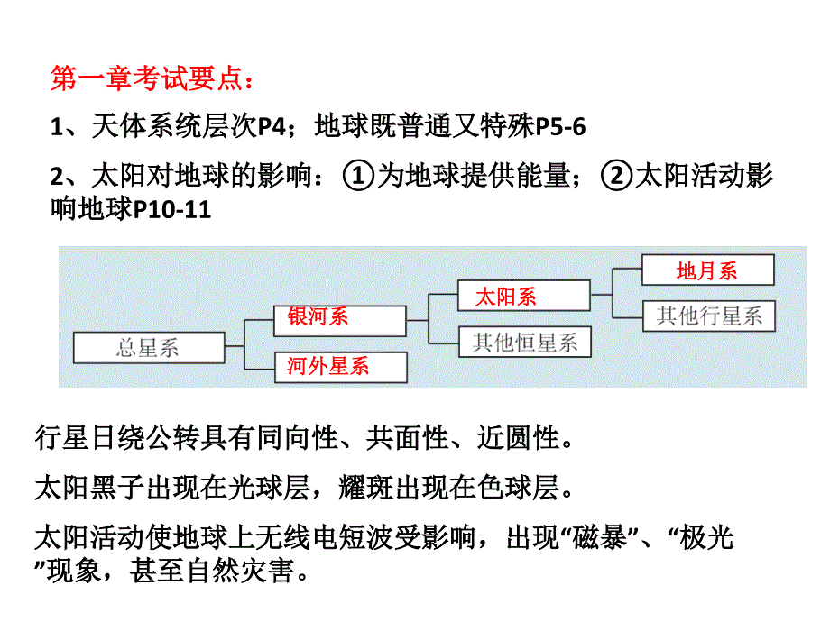 地理必修一期末复习_第1页