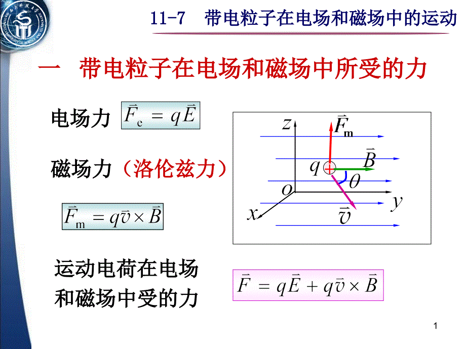 带电粒子在电场和磁场中的运动_第1页