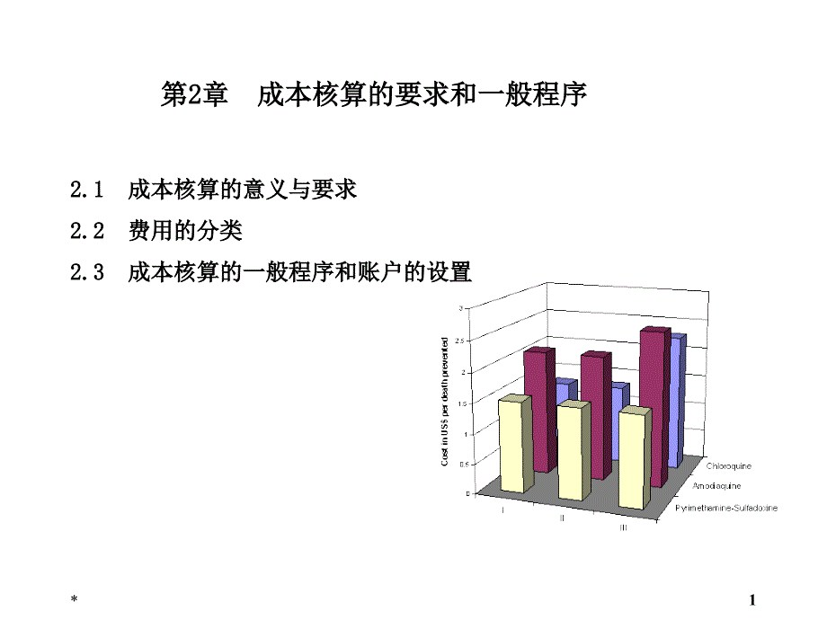 成本会计成本核算的要求和一般程序_第1页